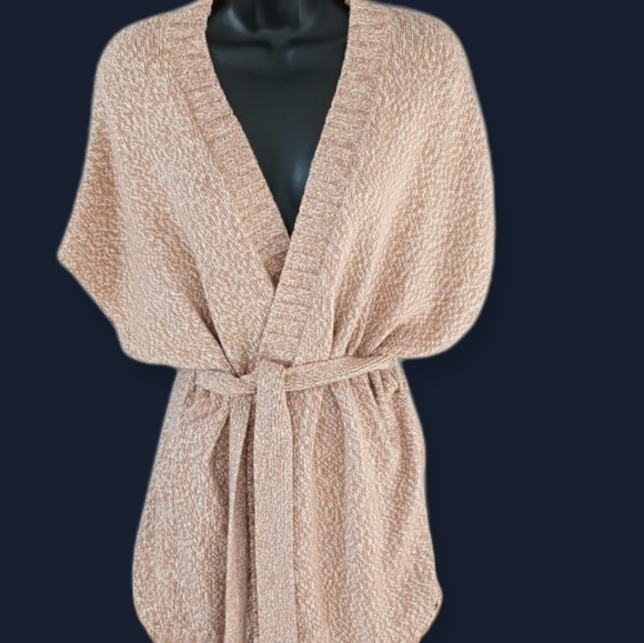 Tommy Hilfiger Sweaters - Tommy Hilfiger Beige White knitt sweater Size Medium Vintage